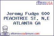 Jeremy Fudge 600 PEACHTREE ST. N.E ATLANTA GA