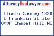 Linnie Causey 1829 E Franklin St Ste 800F Chapel Hill NC