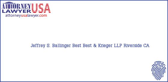 Telephone, Address and other contact data of Jeffrey S. Ballinger, Riverside, CA, USA