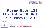 Peter Best 138 Charlotte St Unit 200 Asheville NC