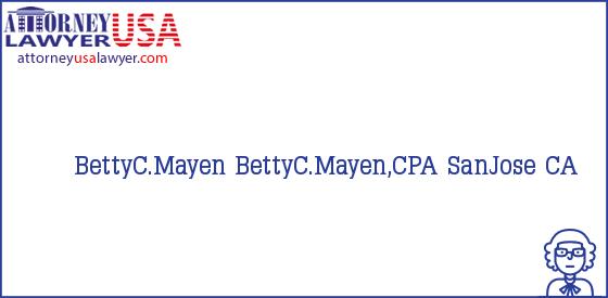 Telephone, Address and other contact data of BettyC.Mayen, SanJose, CA, USA
