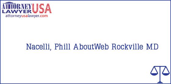 Telephone, Address and other contact data of Nacelli, Phill, Rockville, MD, USA
