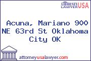 Acuna, Mariano 900 NE 63rd St Oklahoma City OK