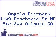 Angela Biernath 1100 Peachtree St NE Ste 800 Atlanta GA