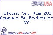 Blount Sr, Jim 283 Genesee St Rochester NY