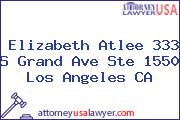 Elizabeth Atlee 333 S Grand Ave Ste 1550 Los Angeles CA