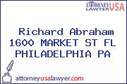 Richard Abraham 1600 MARKET ST FL PHILADELPHIA PA