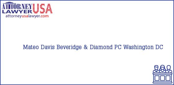 Telephone, Address and other contact data of Mateo Davis, Washington, DC, USA