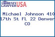 Michael Johnson 410 17th St FL 22 Denver CO