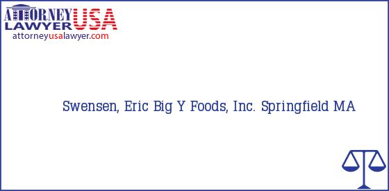 Telephone, Address and other contact data of Swensen, Eric, Springfield, MA, USA