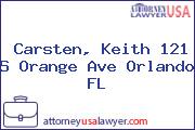 Carsten, Keith 121 S Orange Ave Orlando FL