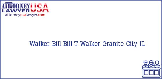 Telephone, Address and other contact data of Walker Bill, Granite City, IL, USA