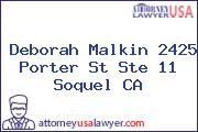Deborah Malkin 2425 Porter St Ste 11 Soquel CA