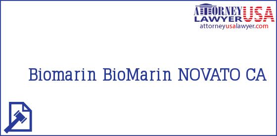 Telephone, Address and other contact data of Biomarin, NOVATO, CA, USA