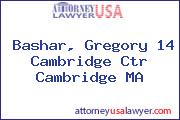 Bashar, Gregory 14 Cambridge Ctr Cambridge MA