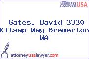 Gates, David 3330 Kitsap Way Bremerton WA