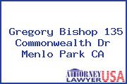 Gregory Bishop 135 Commonwealth Dr Menlo Park CA