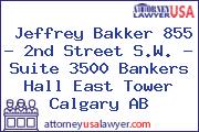 Jeffrey Bakker 855 - 2nd Street S.W. - Suite 3500 Bankers Hall East Tower Calgary AB