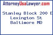Stanley Block 200 E Lexington St Baltimore MD
