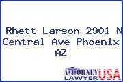 Rhett Larson 2901 N Central Ave Phoenix AZ