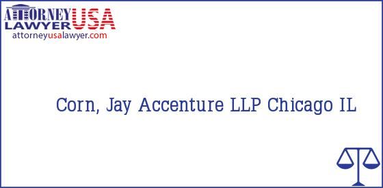 Telephone, Address and other contact data of Corn, Jay, Chicago, IL, USA