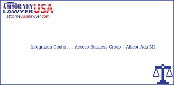 Telephone, Address and other contact data of Integration Center, ..., Ada, MI, USA