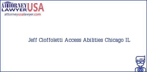 Telephone, Address and other contact data of Jeff Cioffoletti, Chicago, IL, USA