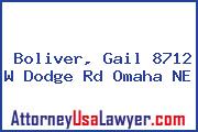 Boliver, Gail 8712 W Dodge Rd Omaha NE