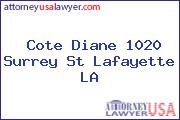 Cote Diane 1020 Surrey St Lafayette LA