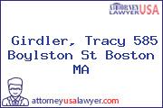 Girdler, Tracy 585 Boylston St Boston MA