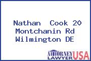 Nathan  Cook 20 Montchanin Rd Wilmington DE