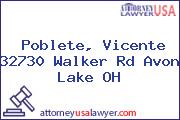 Poblete, Vicente 32730 Walker Rd Avon Lake OH