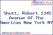 Shutt, Robert 1345 Avenue Of The Americas New York NY