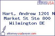 Hart, Andrew 1201 N Market St Ste 800 Wilmington DE