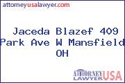 Jaceda Blazef 409 Park Ave W Mansfield OH