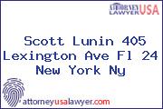 Scott Lunin 405 Lexington Ave Fl 24 New York Ny
