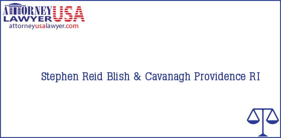 Telephone, Address and other contact data of Stephen Reid, Providence, RI, USA