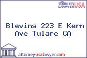 Blevins 223 E Kern Ave Tulare CA