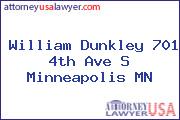 William Dunkley 701 4th Ave S Minneapolis MN
