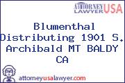 Blumenthal Distributing 1901 S. Archibald MT BALDY CA