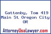 Gattenby, Tom 419 Main St Oregon City OR