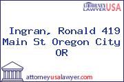 Ingran, Ronald 419 Main St Oregon City OR