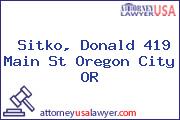 Sitko, Donald 419 Main St Oregon City OR
