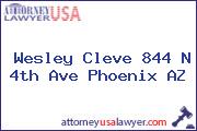 Wesley Cleve 844 N 4th Ave Phoenix AZ