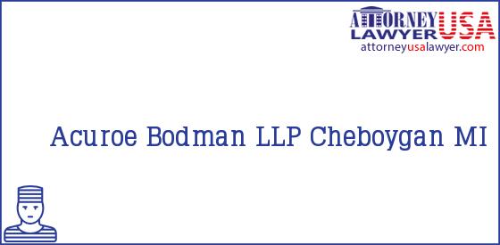 Telephone, Address and other contact data of Acuroe, Cheboygan, MI, USA