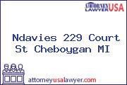 Ndavies 229 Court St Cheboygan MI