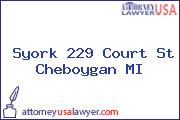 Syork 229 Court St Cheboygan MI