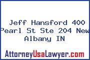 Jeff Hansford 400 Pearl St Ste 204 New Albany IN