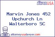 Marvin Jones 452 Upchurch Ln Walterboro SC