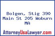Bolgen, Stig 390 Main St 205 Woburn MA